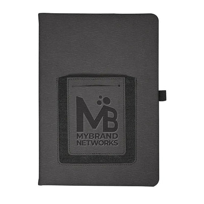 Roma Journal Notebook With Phone Pocket 5.625" X 8.25"