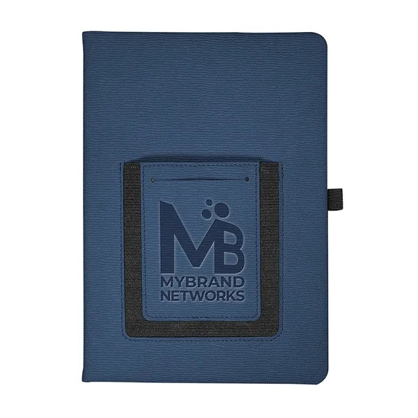 Roma Journal Notebook With Phone Pocket 5.625" X 8.25"