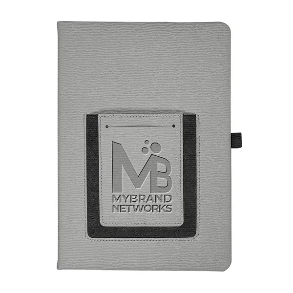 Roma Journal Notebook With Phone Pocket 5.625" X 8.25"