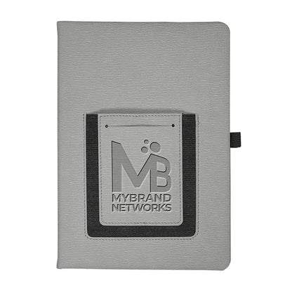 Roma Journal Notebook With Phone Pocket 5.625" X 8.25"