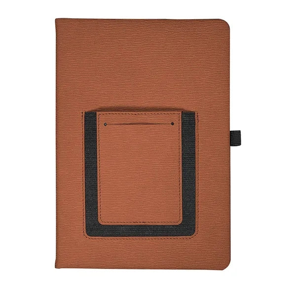 Roma Journal Notebook With Phone Pocket 5.625" X 8.25"