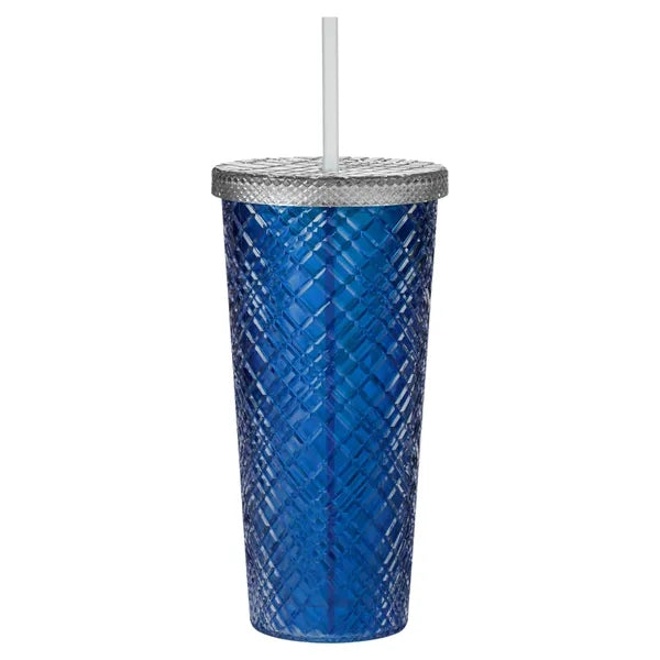 22 oz Sparkle Straw Tumbler