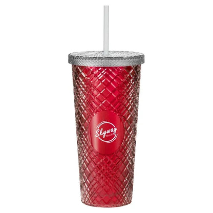 22 oz Sparkle Straw Tumbler