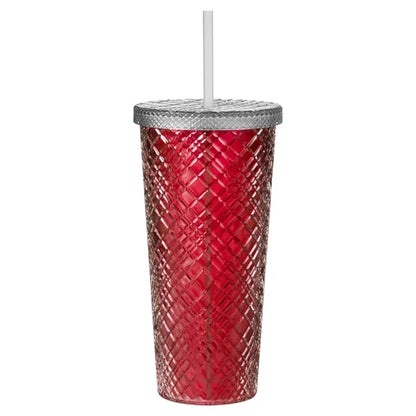 22 oz Sparkle Straw Tumbler