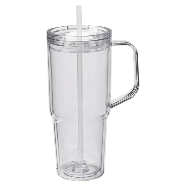 Hampton 32 oz Recycled AS Double Wall Tumbler With Handle