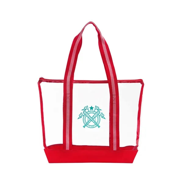 All Access Clear Tote Bag with Zipper