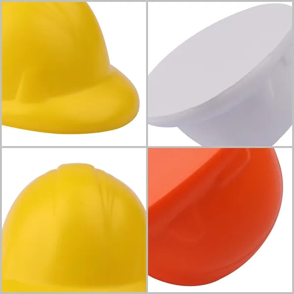 3.35" Custom PU Stress Ball Helmet Shape  Relief Toys