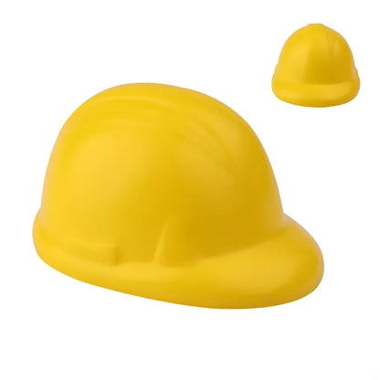 3.35" Custom PU Stress Ball Helmet Shape  Relief Toys