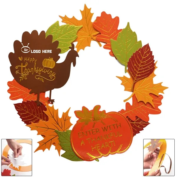 Thanksgiving Paper Wreath