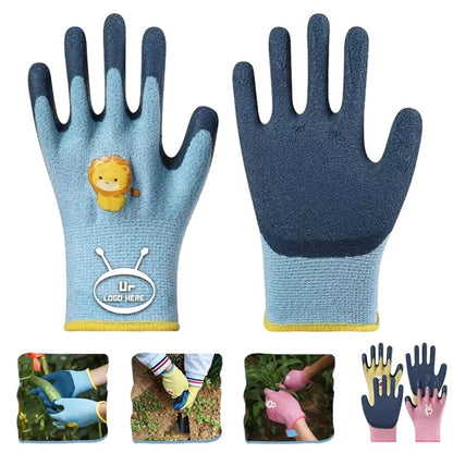 Children Latex Gardening Gloves