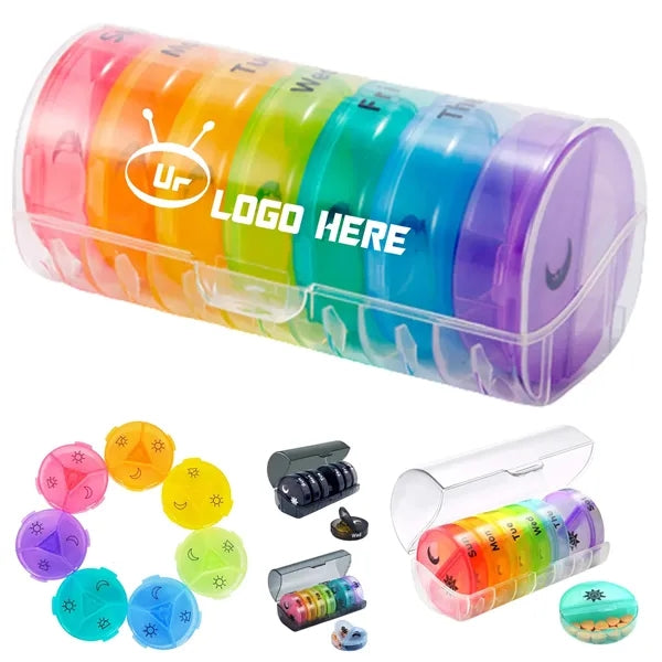 7-Day Round Pill Case