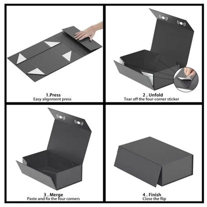 Magnetic Closure Gift Box With Lids