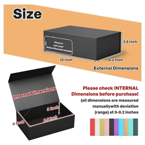 Magnetic Closure Gift Box With Lids