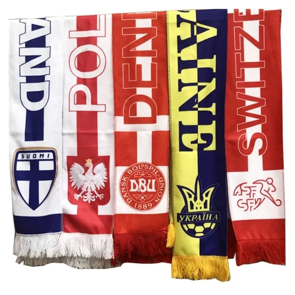 Soccer Fan Acrylic Knit Scarf
