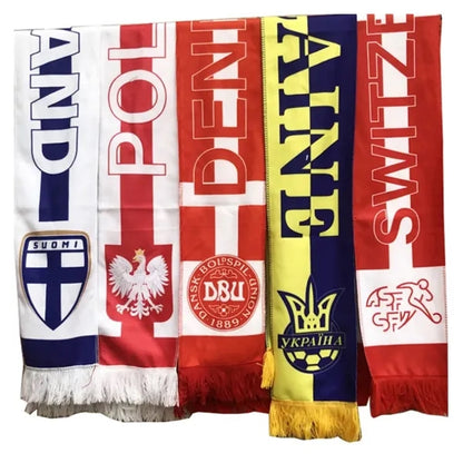 Soccer Fan Acrylic Knit Scarf