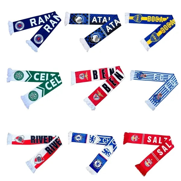 Soccer Fan Acrylic Knit Scarf