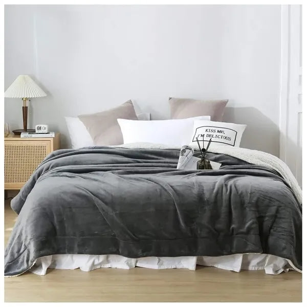 Sherpa Fleece Throw Blankets