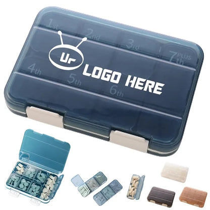 Weekly Pill Box With 7 Compartments