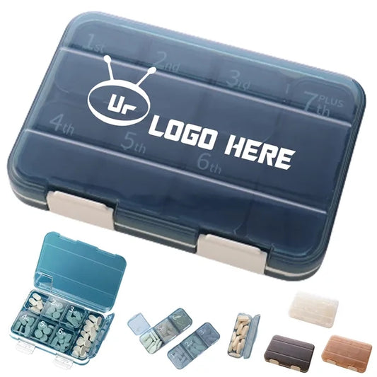 Weekly Pill Box With 7 Compartments