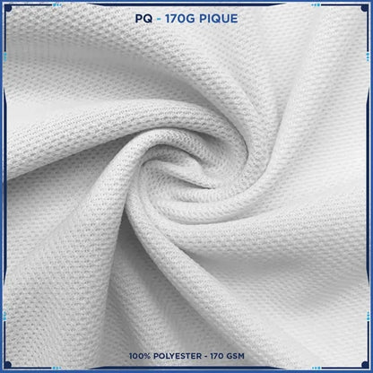 Sublimation RPET Pique Short Sleeve Polo - Men, Women, Kids