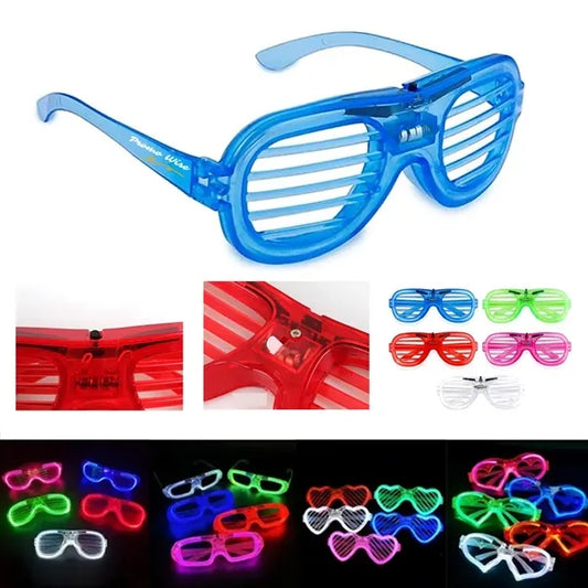 Lightweight 3-Light Modes Color-Changing LED Party Glasses