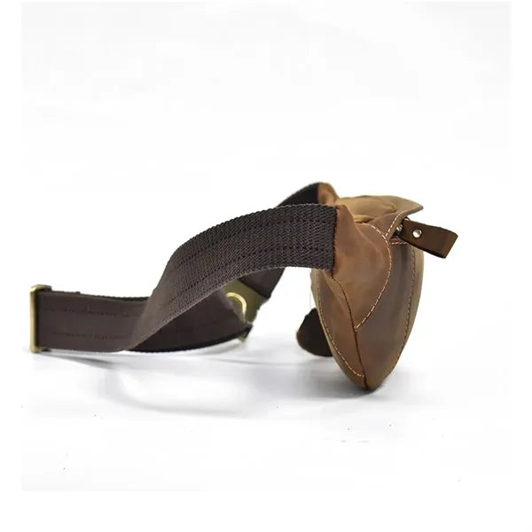 Genuine Leather Crazy Horse Crossbody Bag
