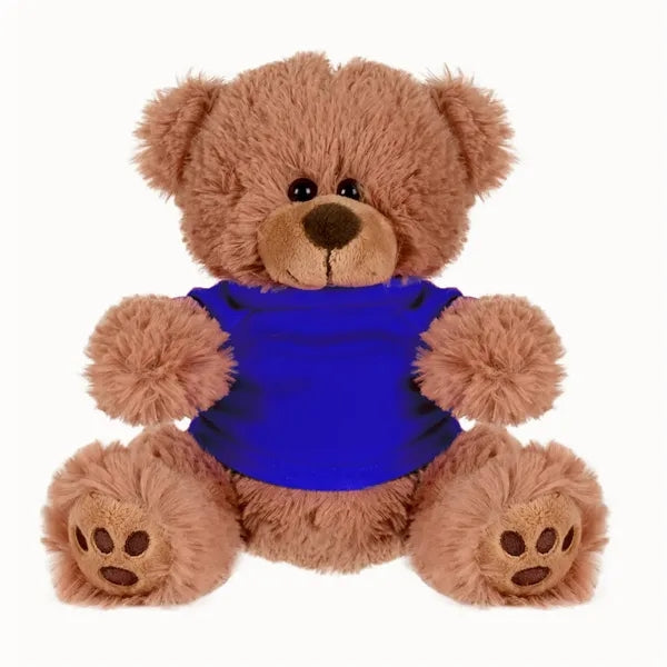 Plush Bear w/ Embroidered Paws and T-Shirt
