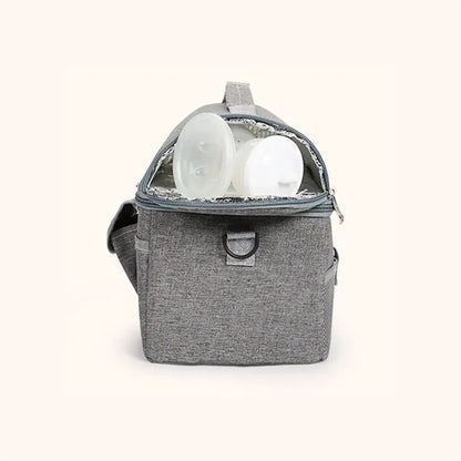 Wet-Dry Compartment Insulated Cooler Bag