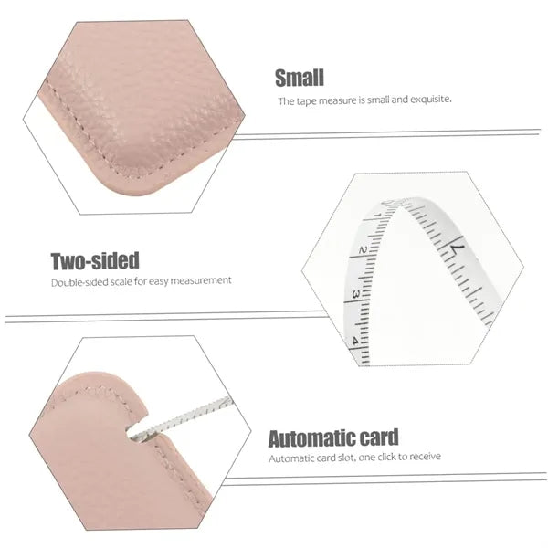 Compact Retractable Dual-Scale Locking Pin PU Tape Measure