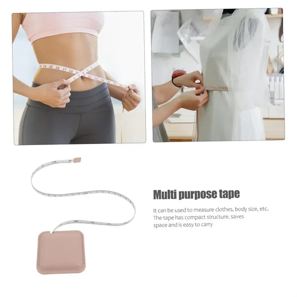 Compact Retractable Dual-Scale Locking Pin PU Tape Measure