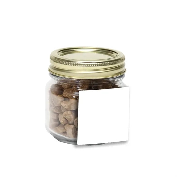 Half Pint Jar with Square Magnet Pet Fill