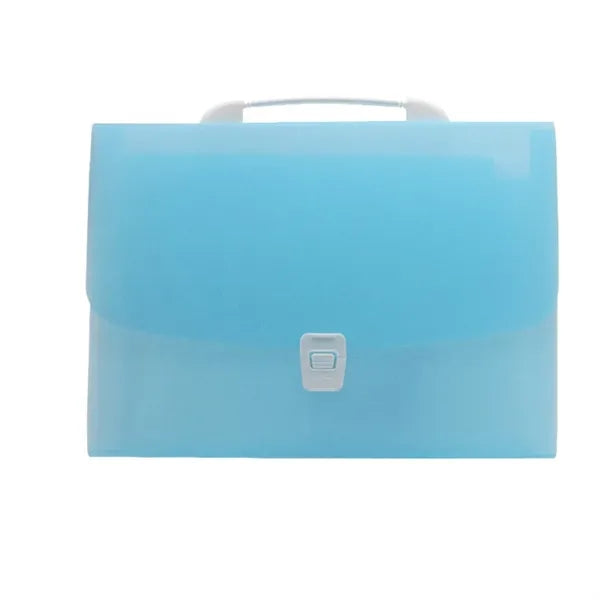 13-Pocket Portable Accordion File Folder with Snap-Closure