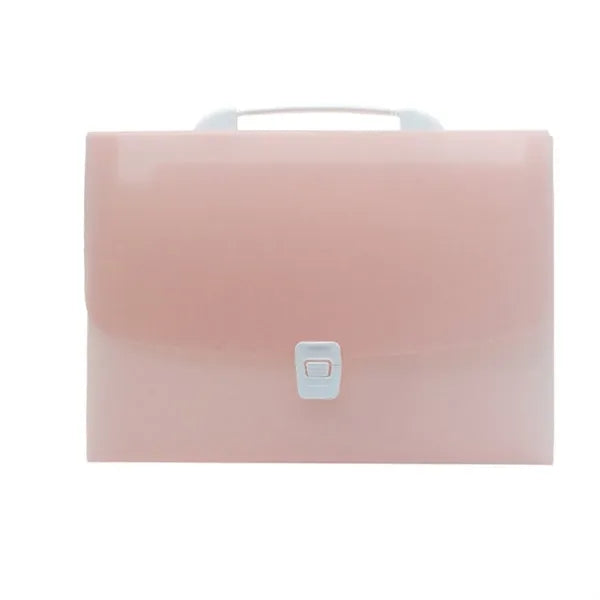 13-Pocket Portable Accordion File Folder with Snap-Closure