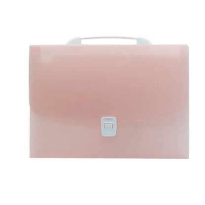 13-Pocket Portable Accordion File Folder with Snap-Closure