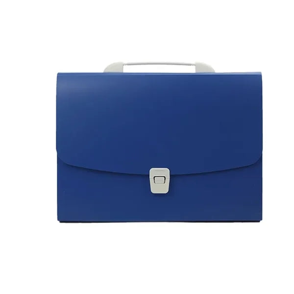 13-Pocket Portable Accordion File Folder with Snap-Closure