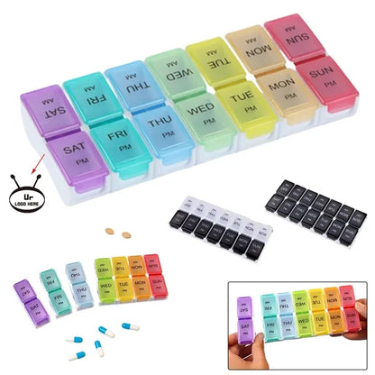 Split Weekly Pill Case