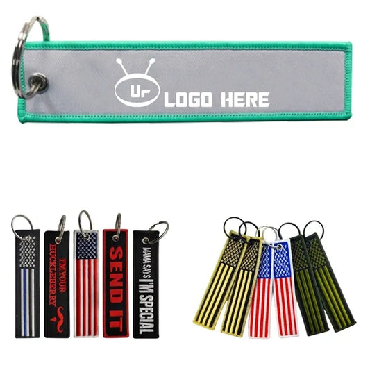 Customized Woven Keychain