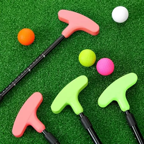 Retractable Silicone Head Non-Slip Grip Alloy Golf Putter