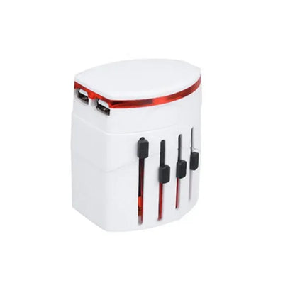 4-in-1 Dual USB Ports Smart IC Chip Universal Travel Adapter