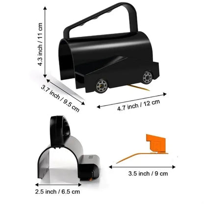 EasyCut Christmas Wrapping Paper Cutter with Handle