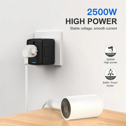 4 Device Charging Smart USB Ports Global Travel Adapter