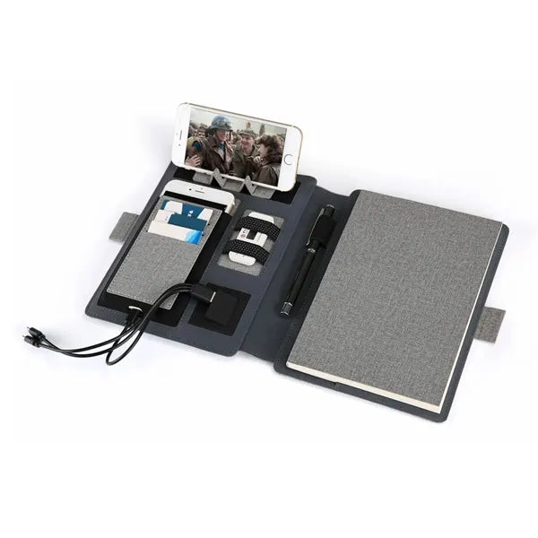 Creative Wireless Charging Power Bank Notebook Journal