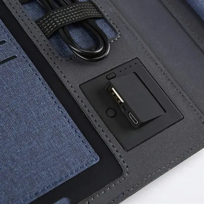 Creative Wireless Charging Power Bank Notebook Journal