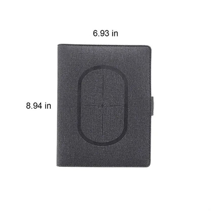 Creative Wireless Charging Power Bank Notebook Journal