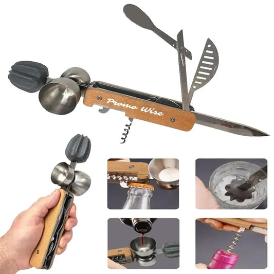 10-in-1 Foldable Practical Stainless Steel Bartender Tool