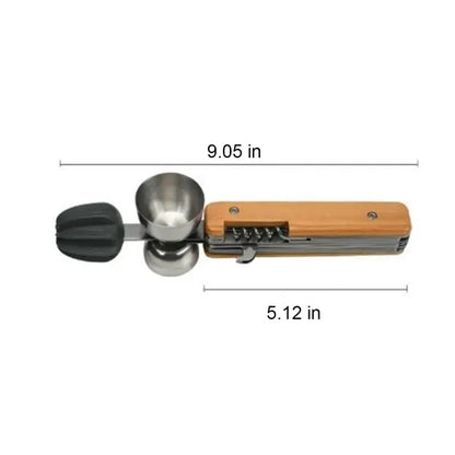 10-in-1 Foldable Practical Stainless Steel Bartender Tool