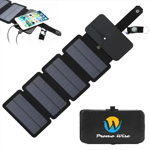 Foldable Waterproof Dual USB/Wireless 4 Panel Solar Charger