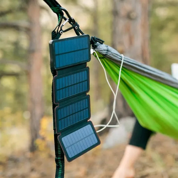 Foldable Waterproof Dual USB/Wireless 4 Panel Solar Charger