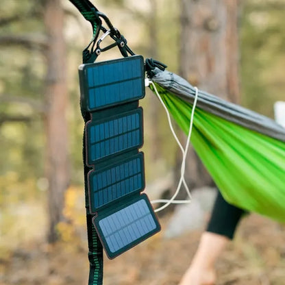 Foldable Waterproof Dual USB/Wireless 4 Panel Solar Charger