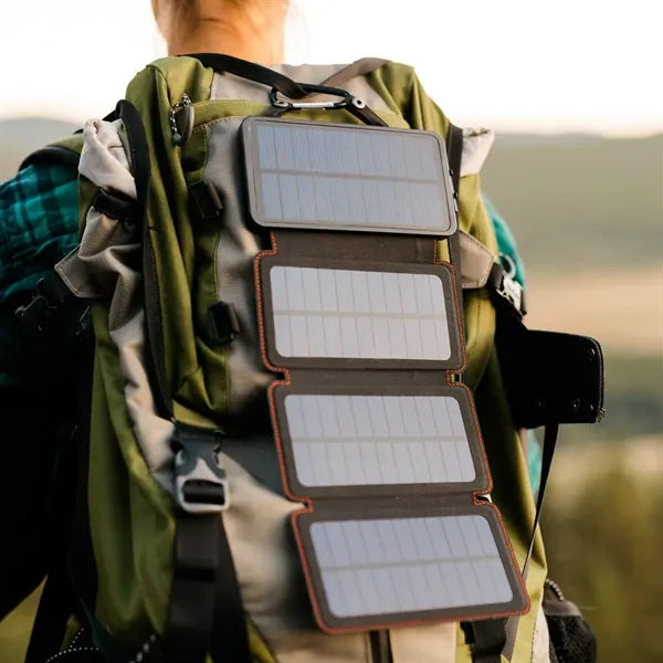 Foldable Waterproof Dual USB/Wireless 4 Panel Solar Charger